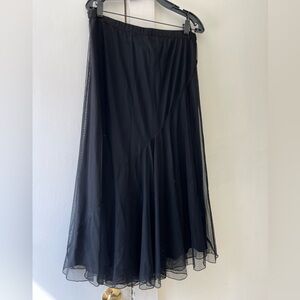 Debra deRoo mesh Black Women's midi Skirt